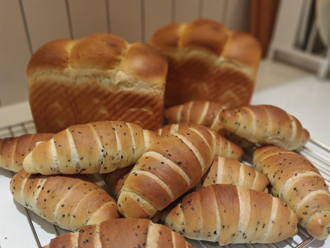 这个芝麻海盐卷我真的太爱了，你们赶紧做起来！