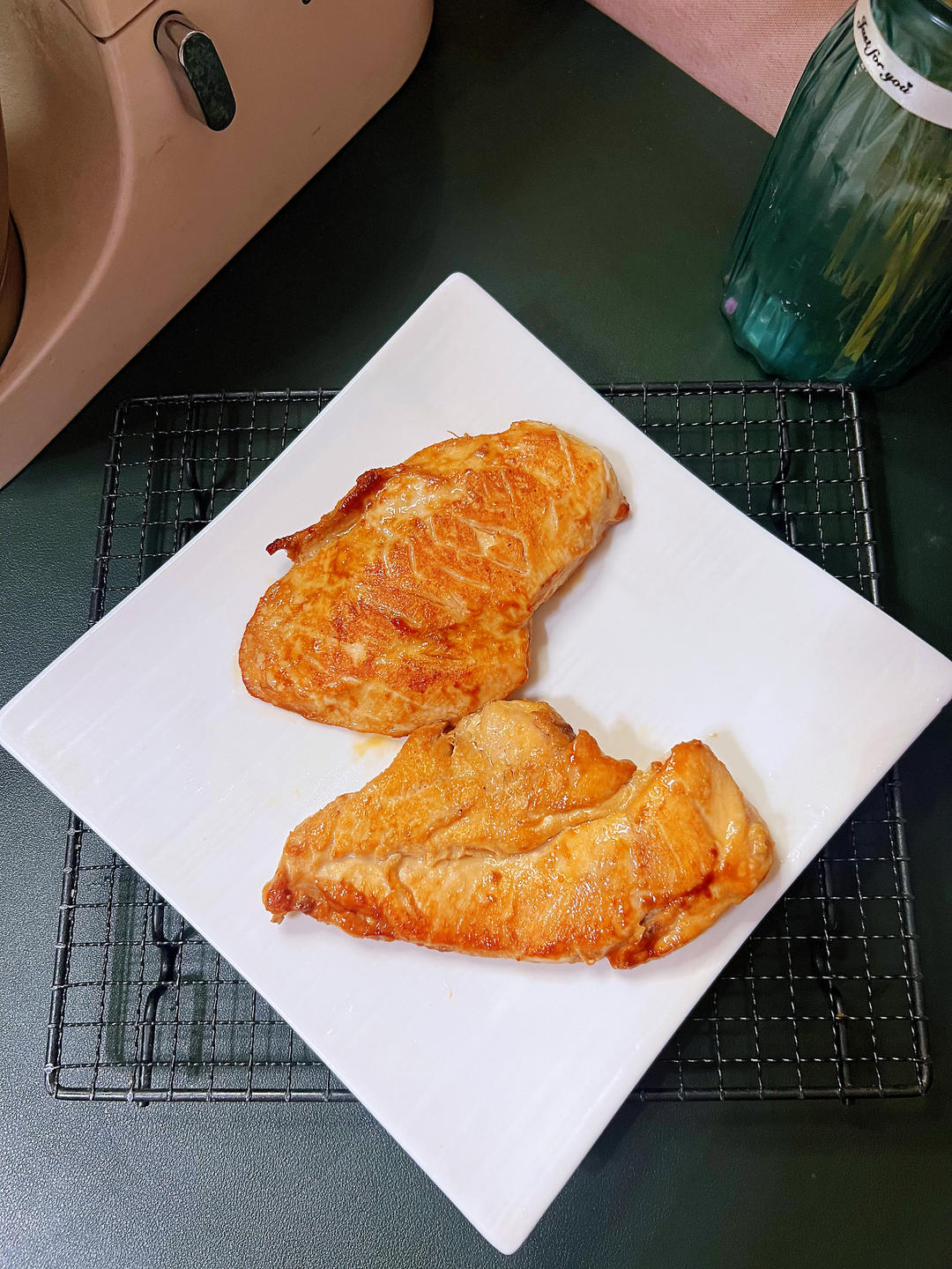 减脂入味香煎鸡胸肉的做法