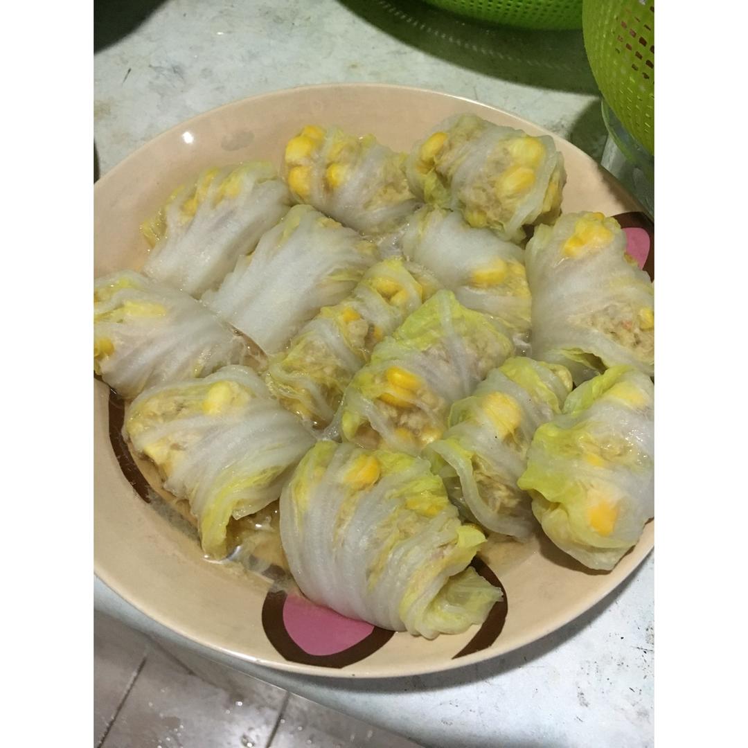 肉沫白菜卷