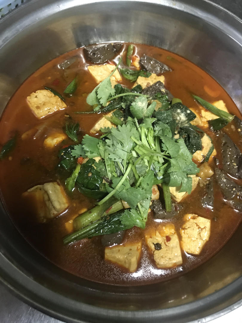 家常血旺豆腐