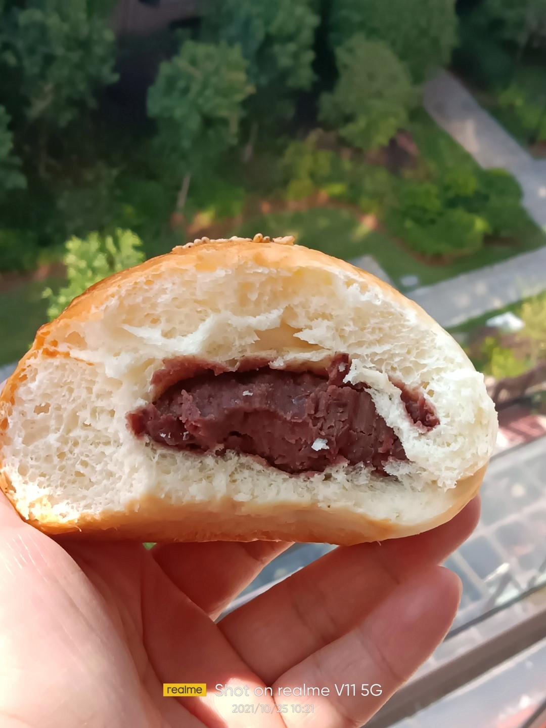 北海道牛奶红豆包-100%中种