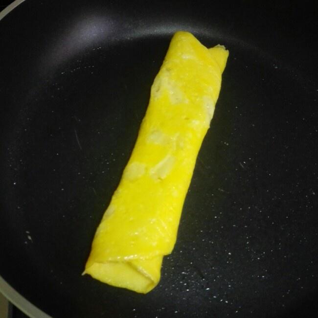 【素食主义】奶酪鸡蛋卷--奶酪控之挚爱的做法 步骤5