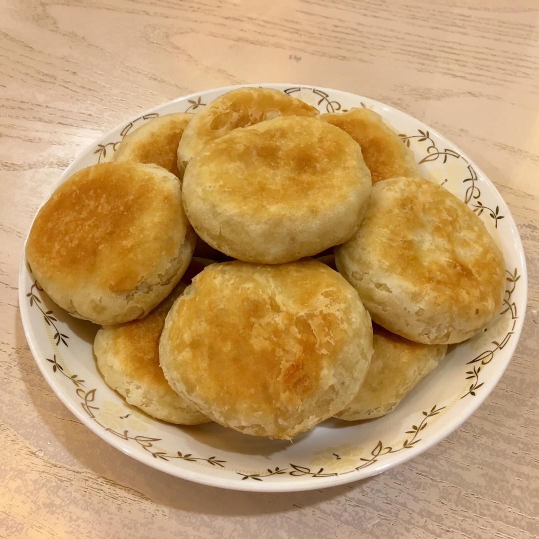 发面油酥小糖饼