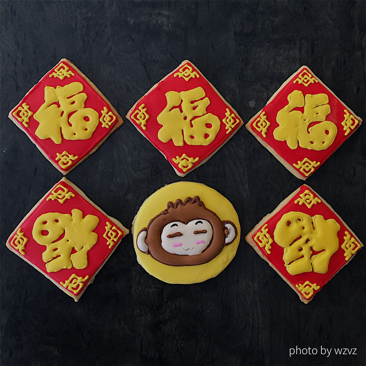 春节最喜庆的福字饼干