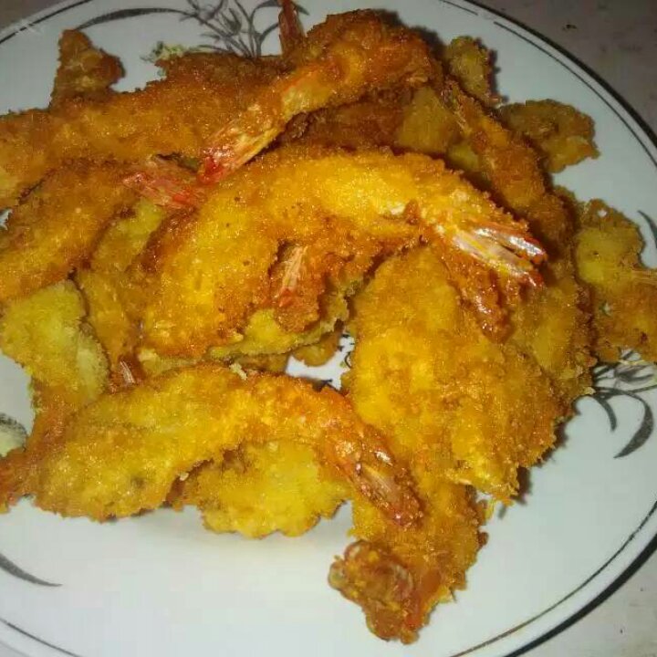 面包糠炸虾