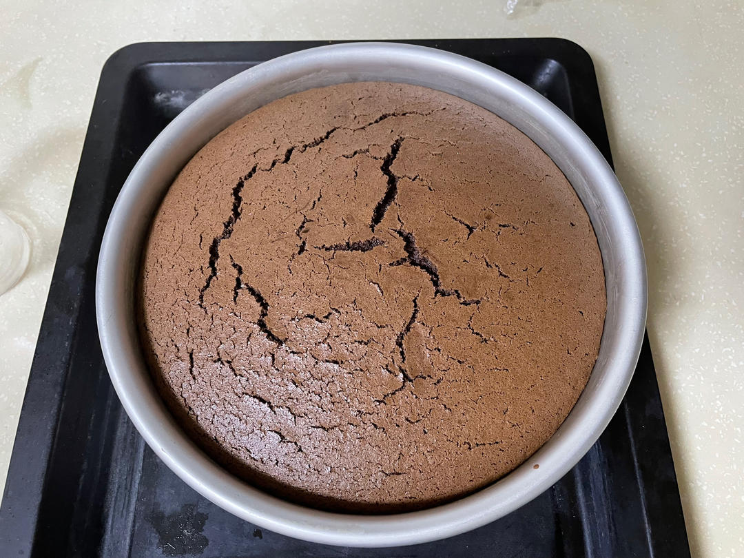 6寸可可戚风（内附8寸5蛋配方）