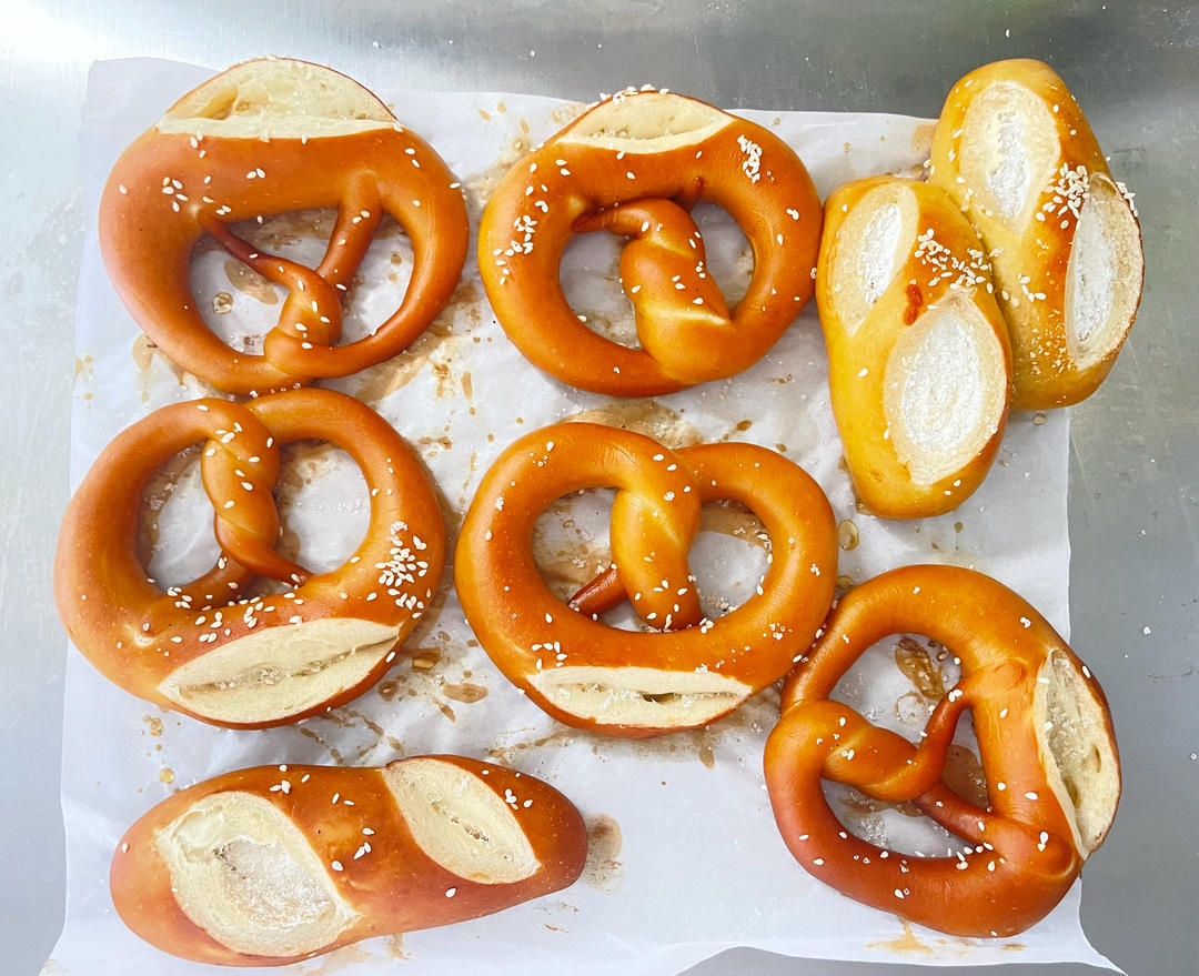 德国碱水面包/普雷节/中国结/绣球/红豆碱水棒/五股辫/六股辫/碱水球