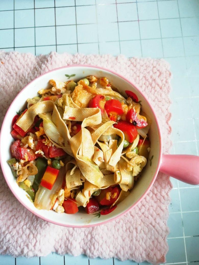 尖椒炒豆皮➕灵魂汤汁