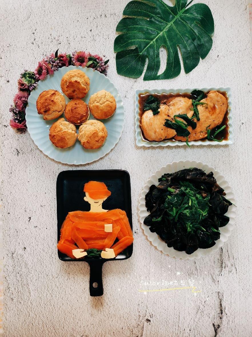 酸奶全麦早餐马芬丨健康·烘焙