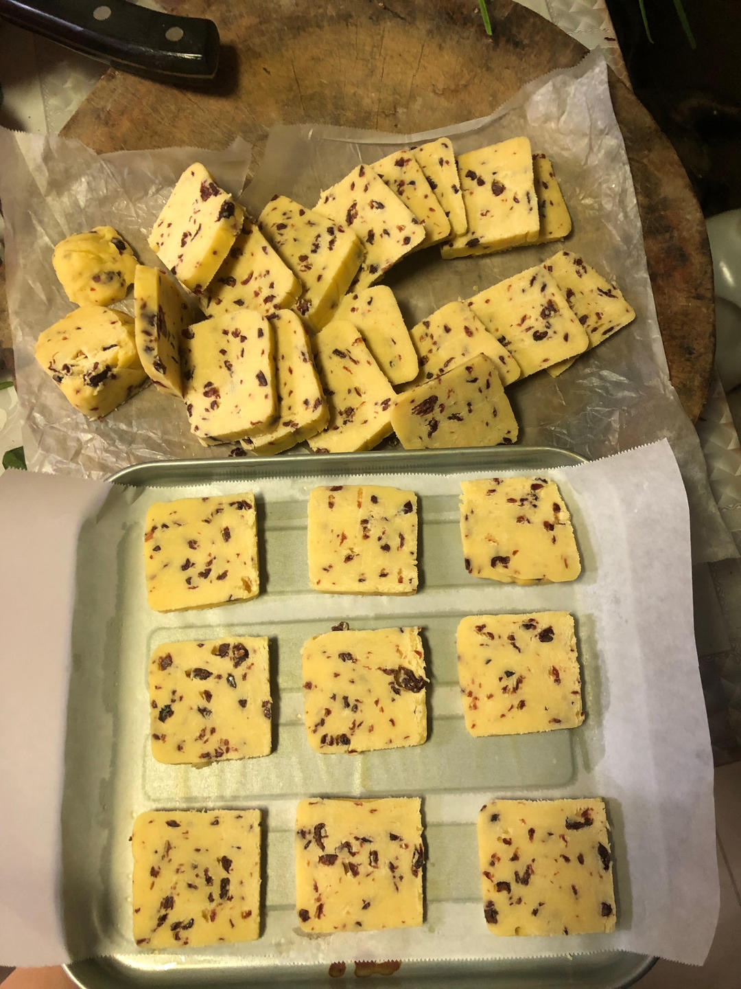 低糖少油版蔓越莓饼干