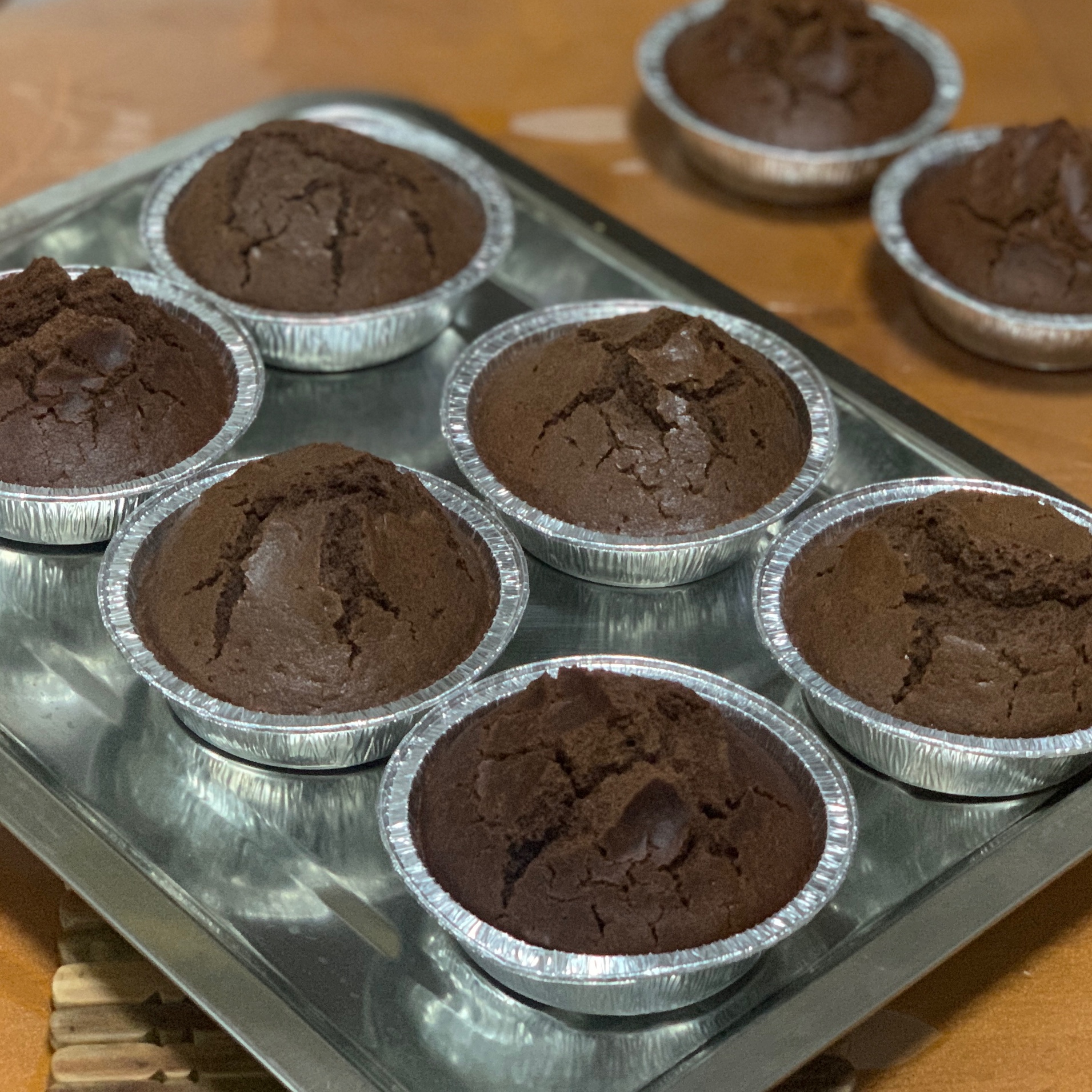 简易巧克力麦芬/马芬 muffincake的做法