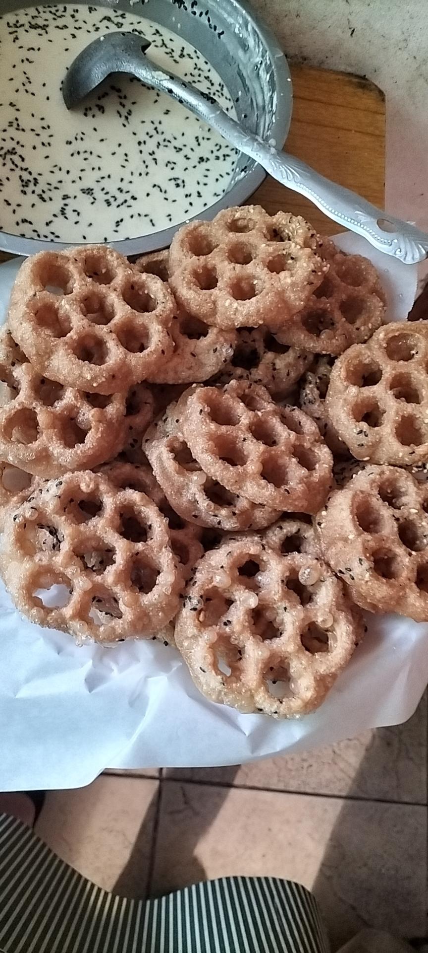 国唐做的马来西亚新年饼蜂巢饼蜂窝饼超级香脆低糖版食谱