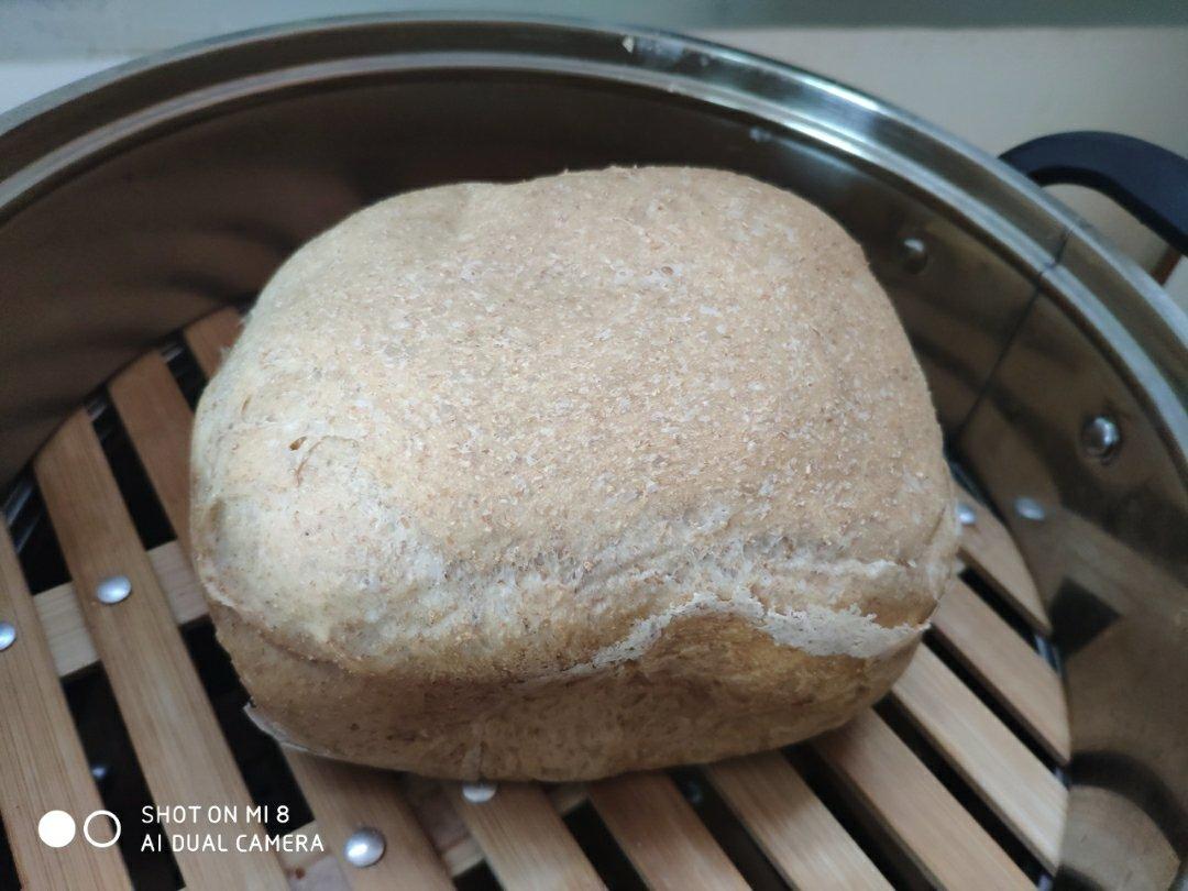 全麦法式乡村面包～无油无糖面包机版