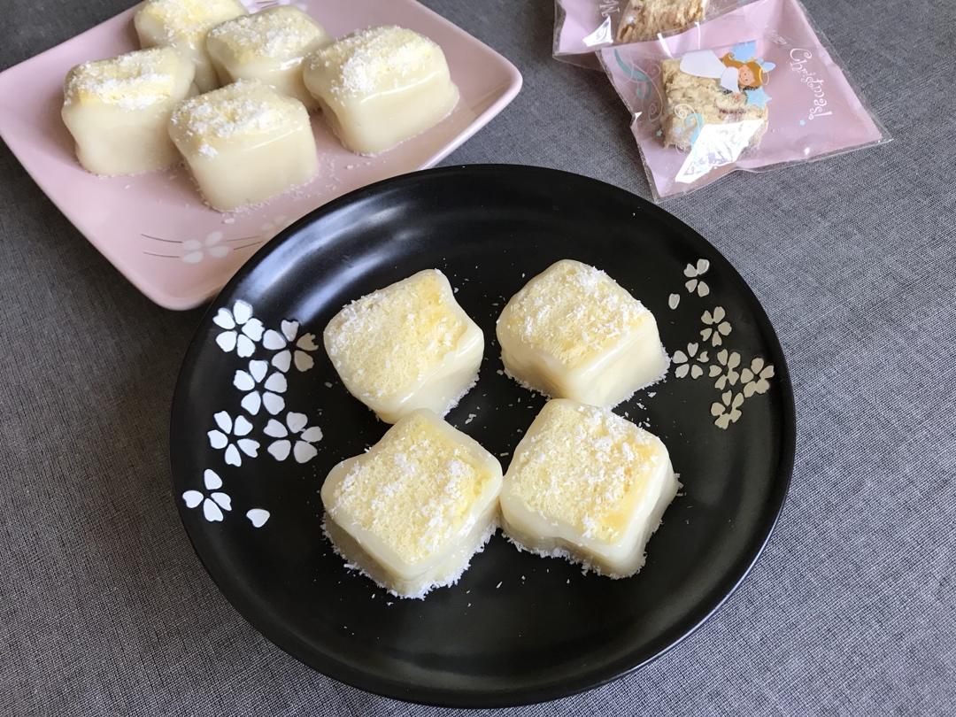 简单好吃❄️白雪糯米糍蛋糕🍰