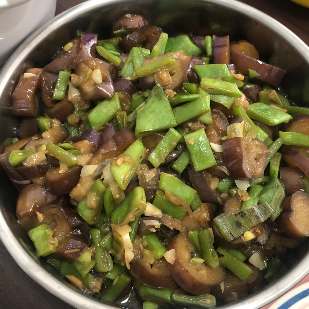 从小吃到大的茄子汆儿面