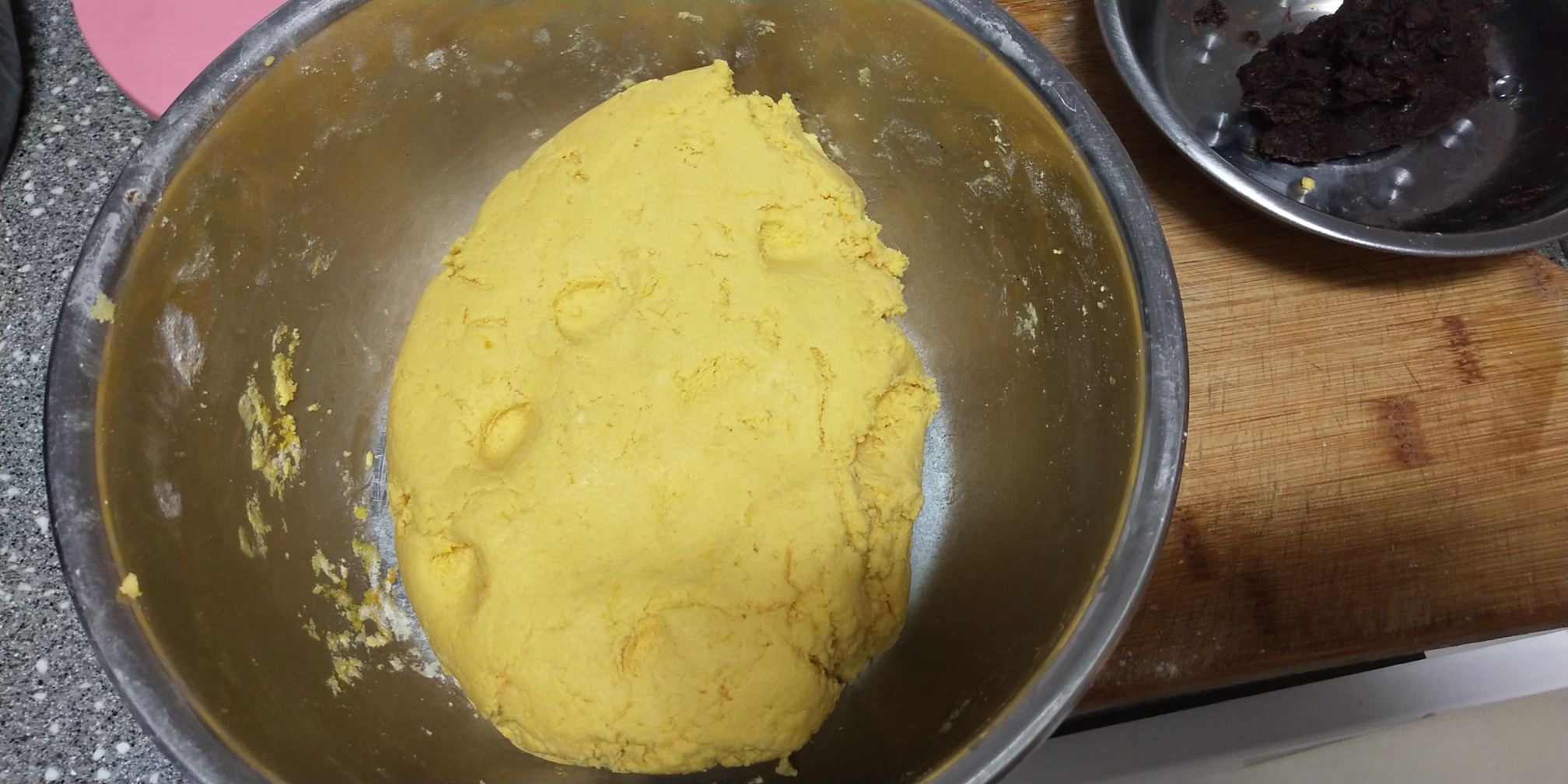南瓜糯米豆沙糕的做法 步骤1