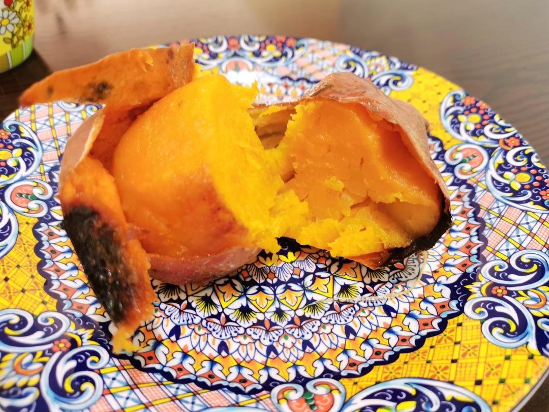 【烤箱版烤红薯】