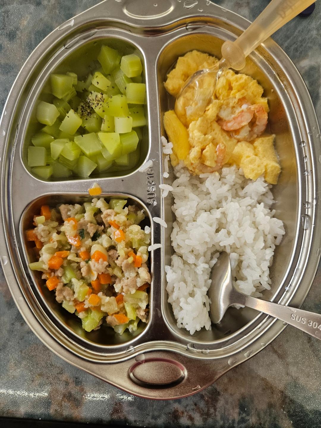 菜花肉末