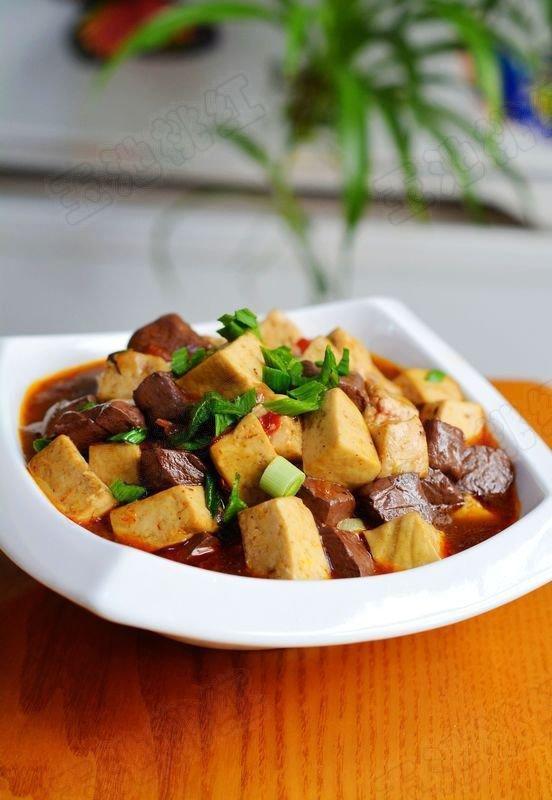 鸳鸯豆腐——口感滑嫩，味道超好哦的做法