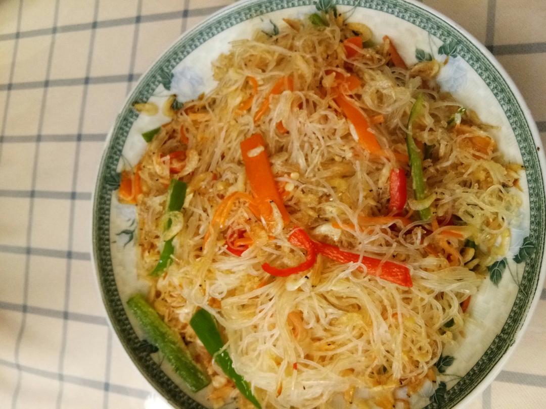 虾米干贝粉丝煲