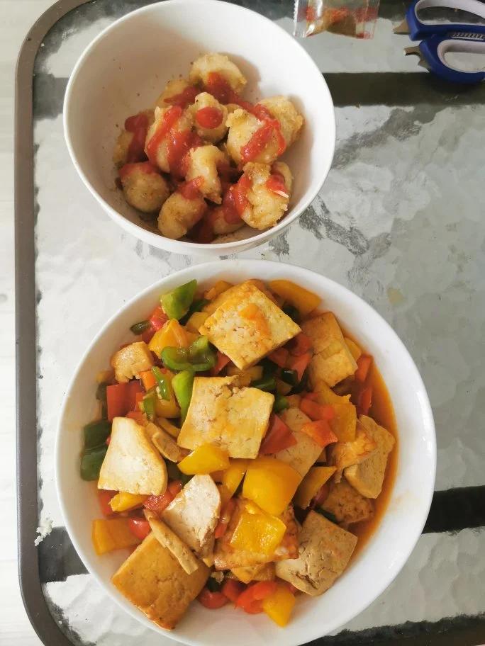家常豆腐(彩椒版)