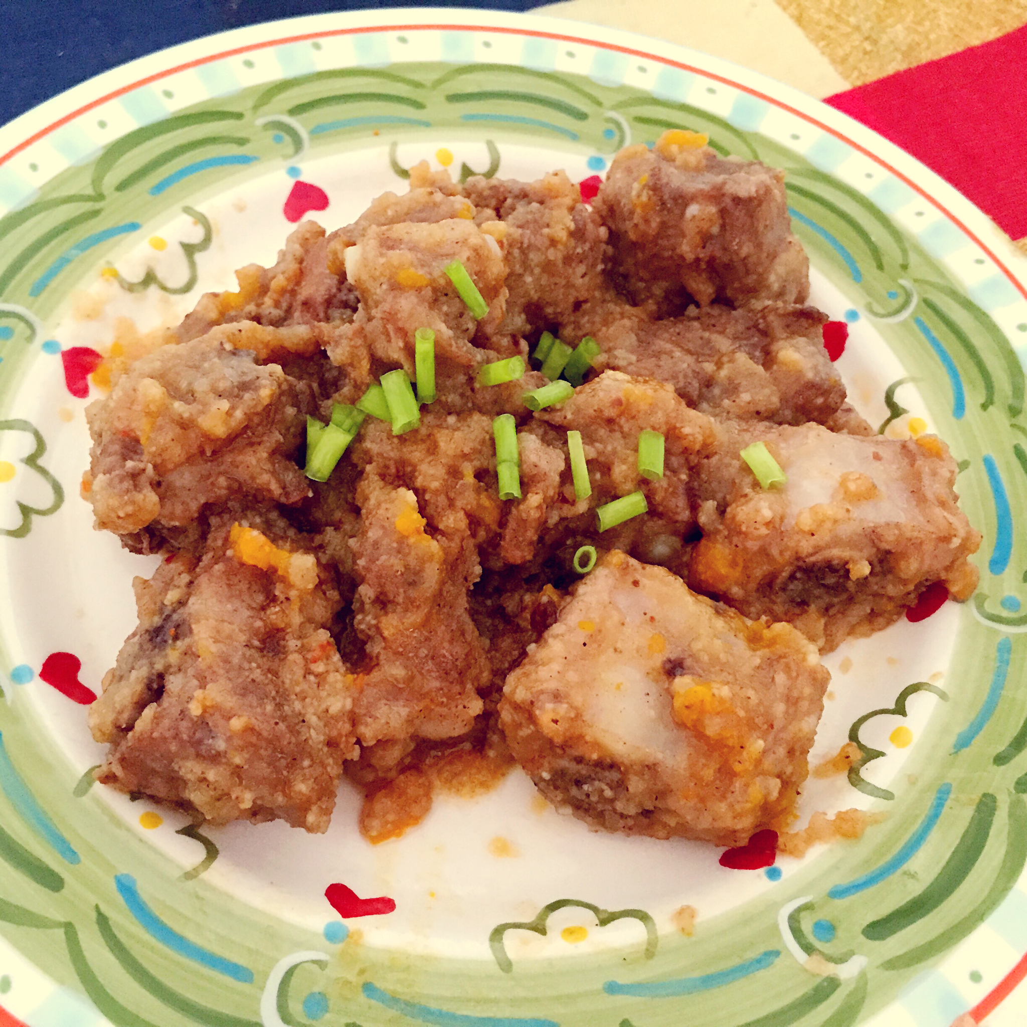 聆箫做的川味粉蒸排骨