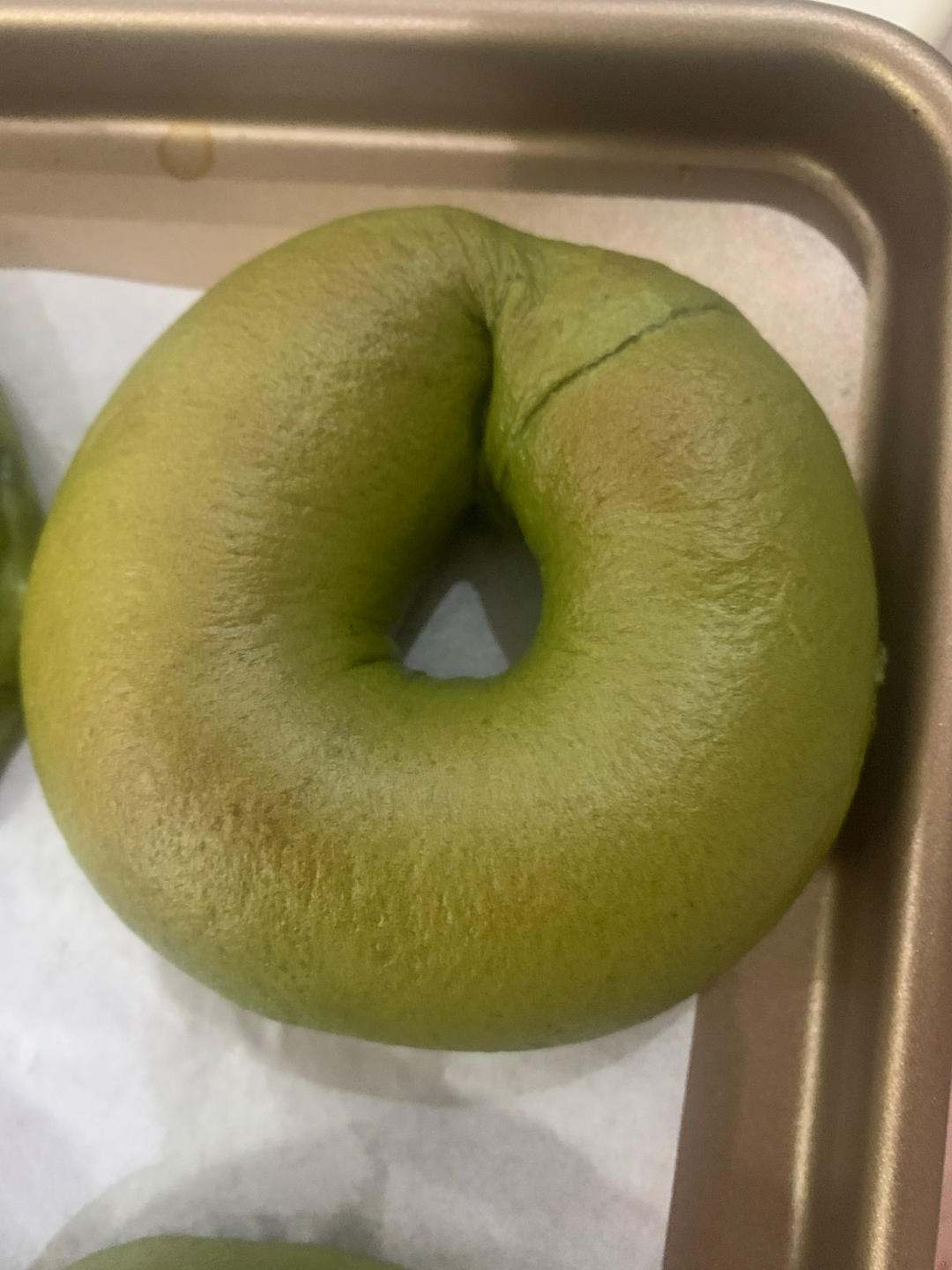 抹茶橙皮/蜜豆乳酪贝果🍵小清新甜美🍃烤箱