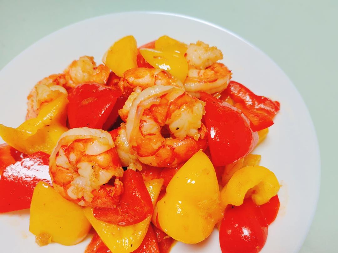 彩椒虾仁
