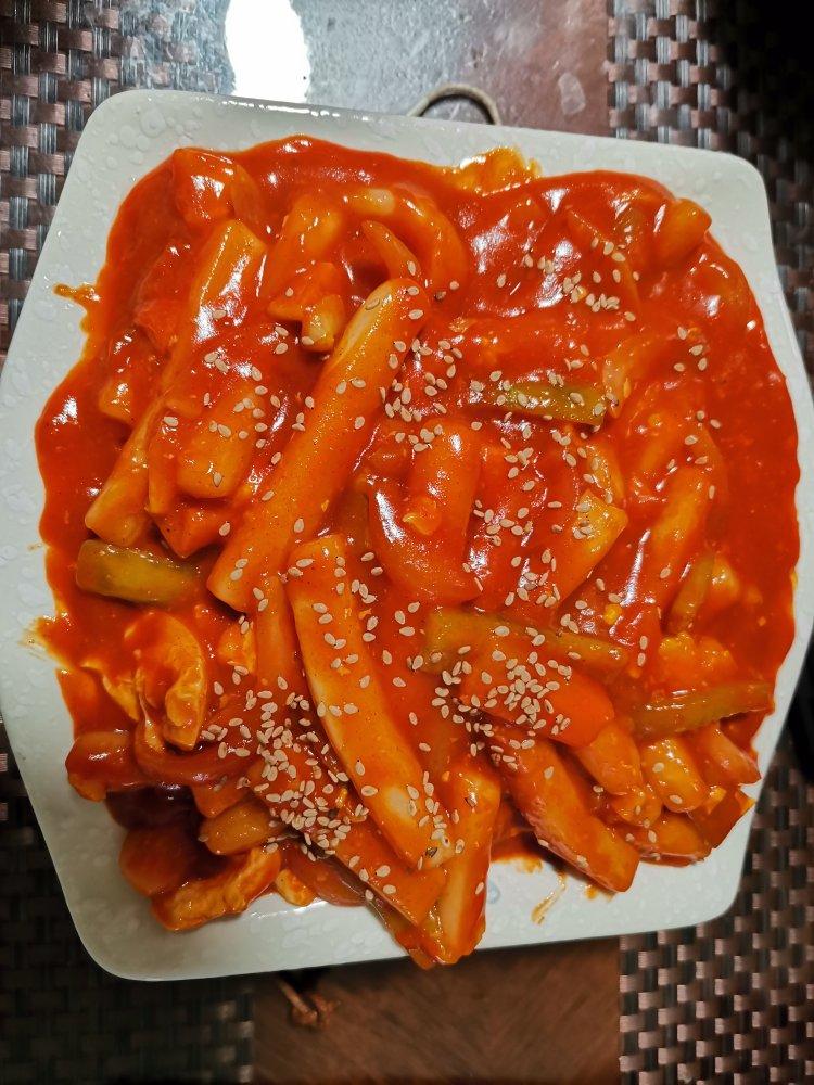 韩式辣炒年糕(米条)