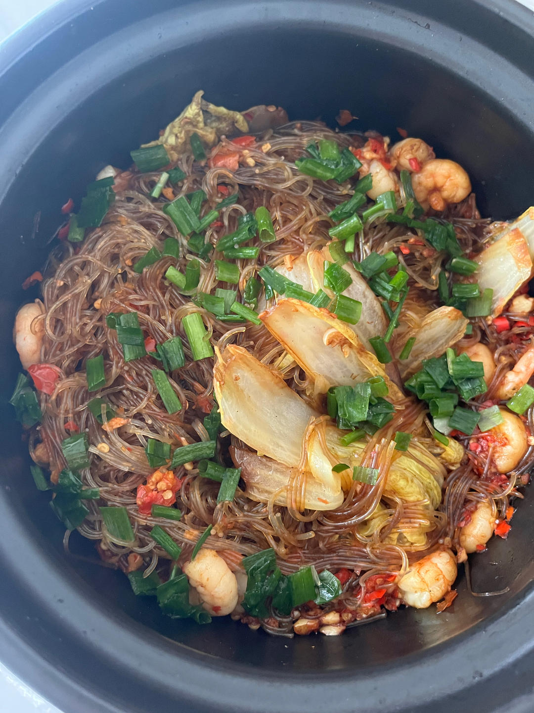 虾仁粉丝煲