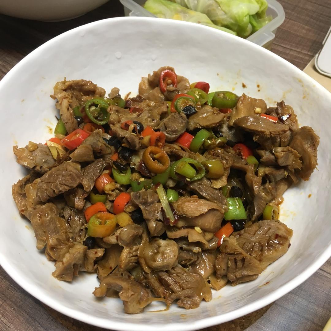 小米椒爆鸡胗