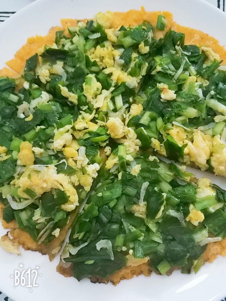 韭菜鸡蛋糊饼