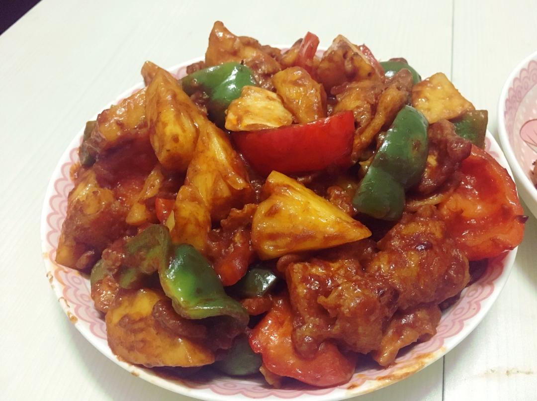 菠萝咕噜肉
