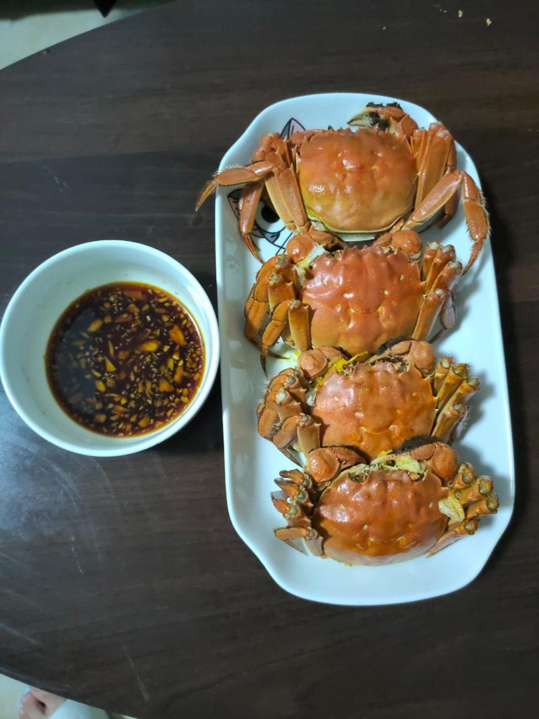 清蒸大闸蟹