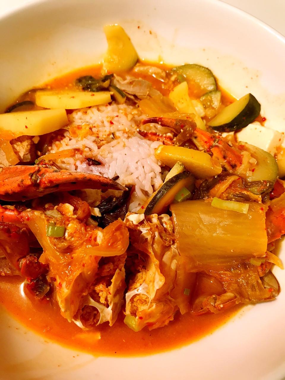辣白菜豆腐汤