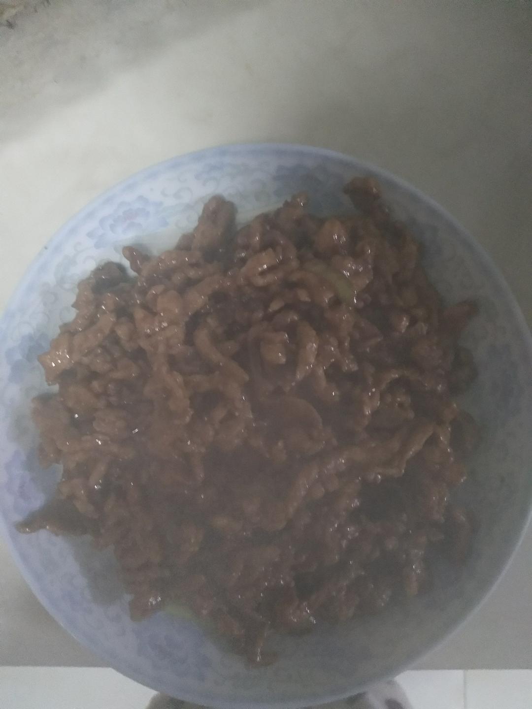 京酱肉丝（简易版）