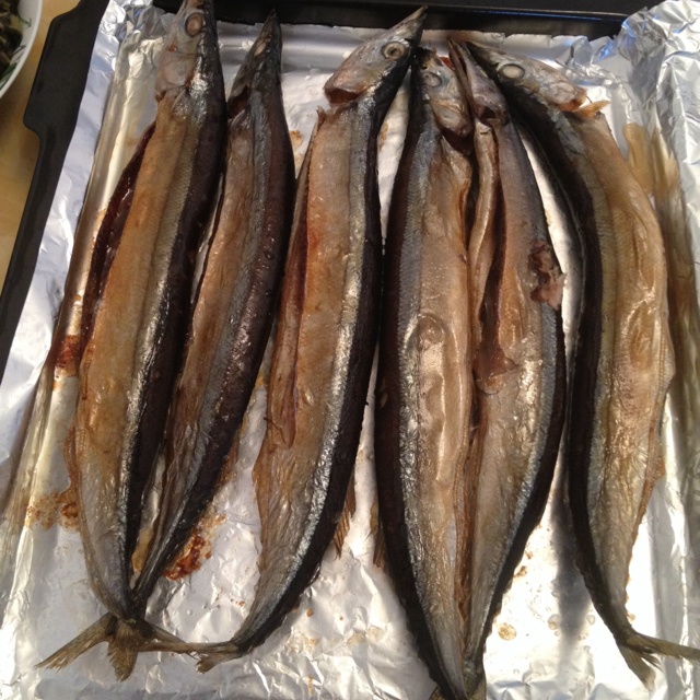 烤秋刀鱼（烤箱）