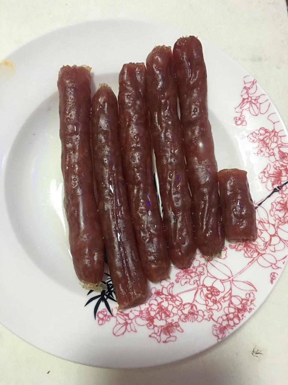 蒸腊肠