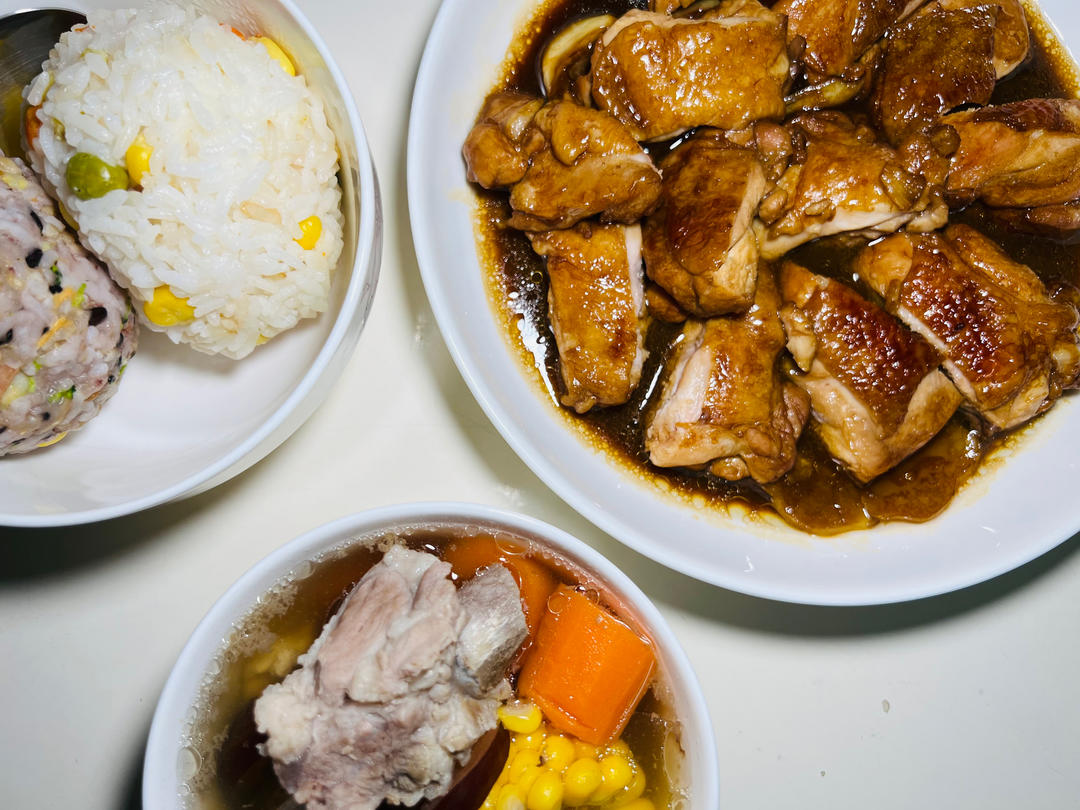 日式照烧鸡腿饭