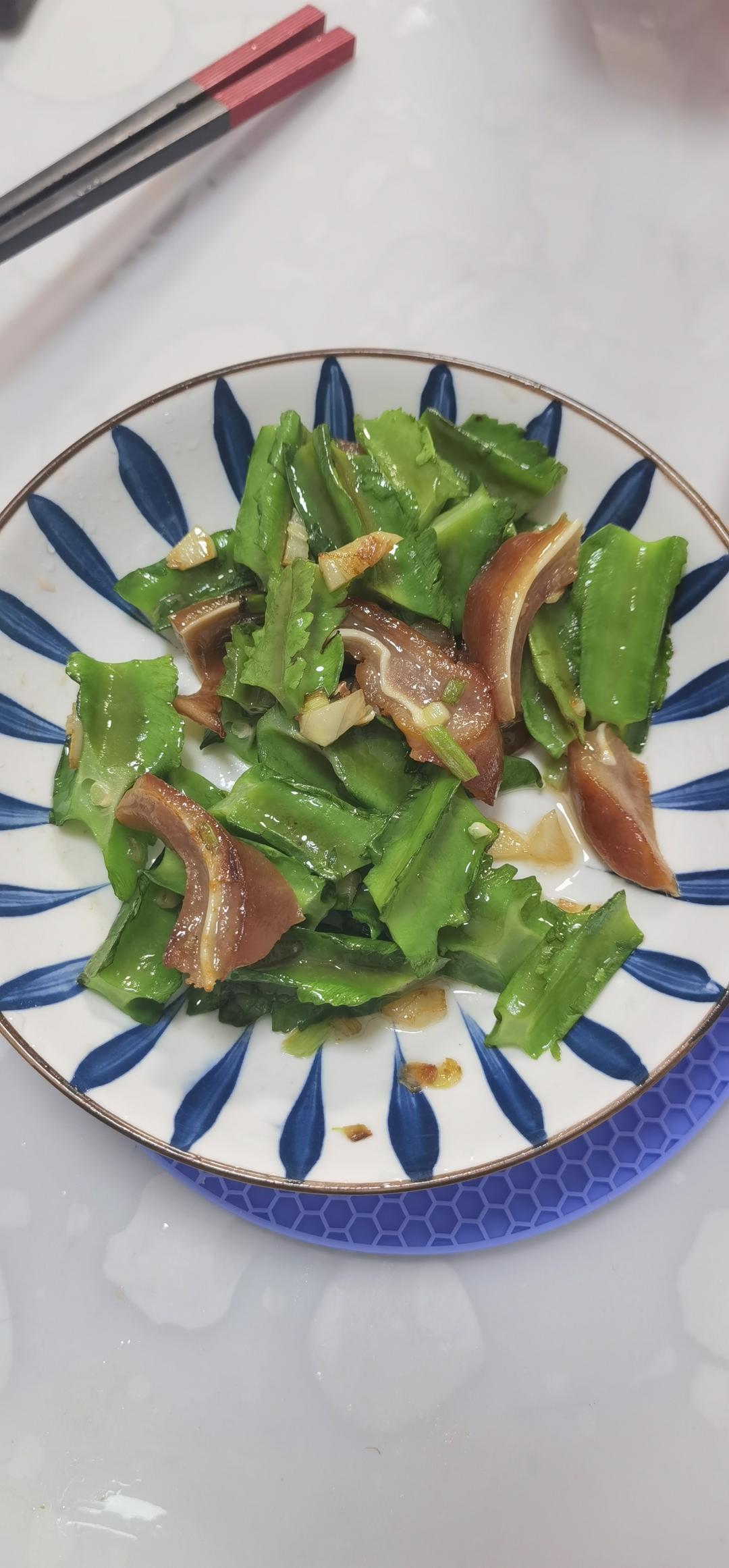 清炒四角豆