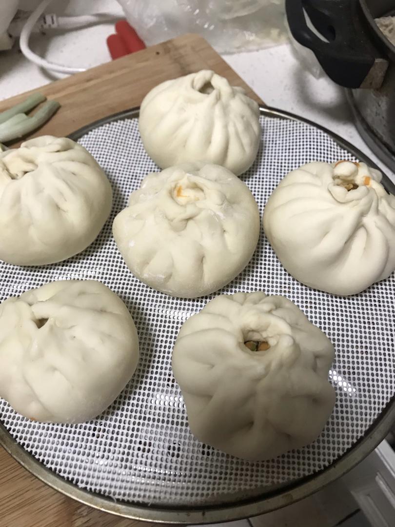 胡萝卜木耳鸡蛋素包子