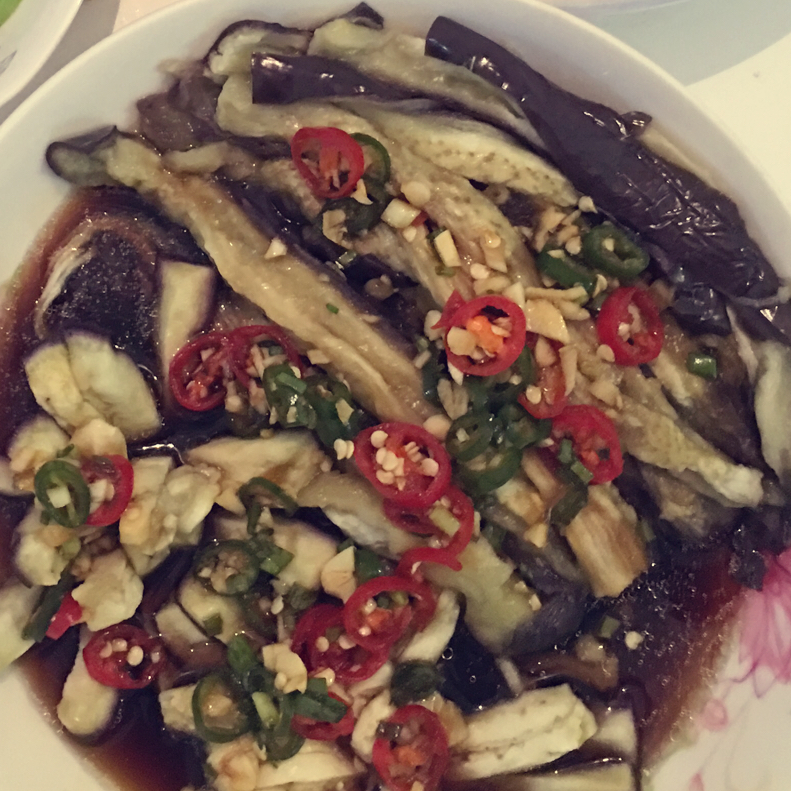 凉拌蒸茄子