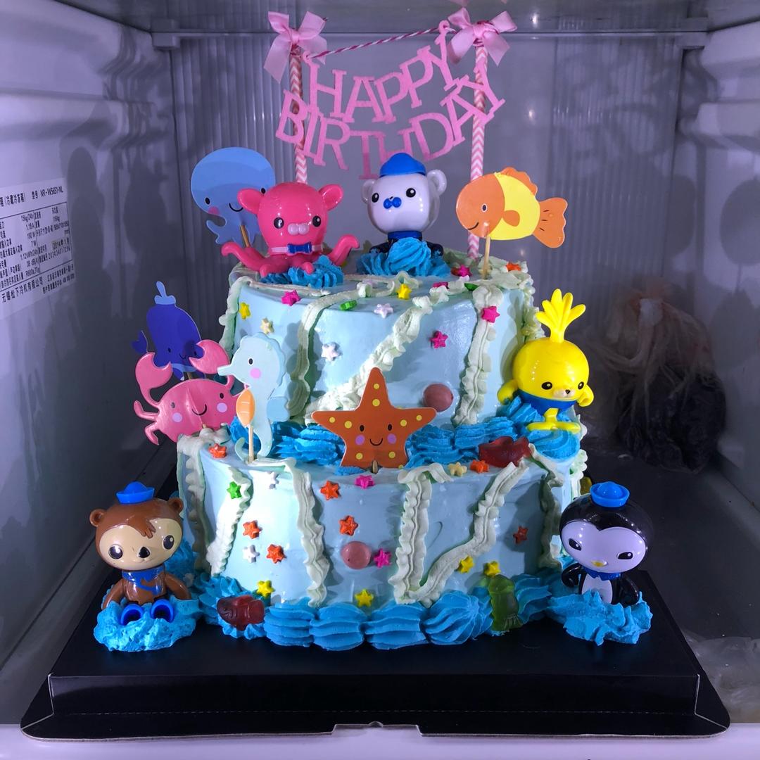 海底小纵队蛋糕