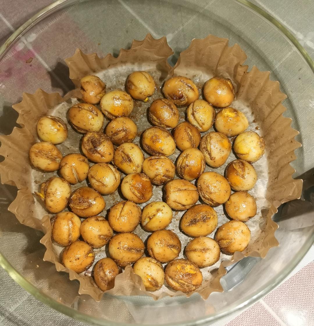 空气炸锅烤孜然鸡蛋