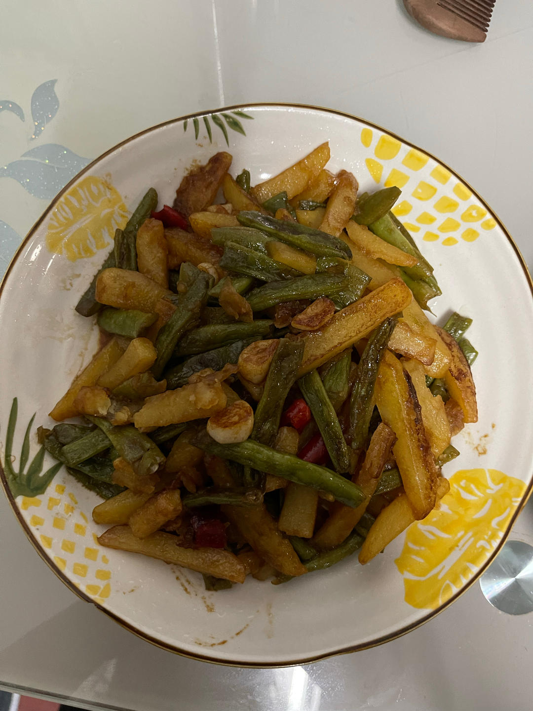 干煸豆角土豆