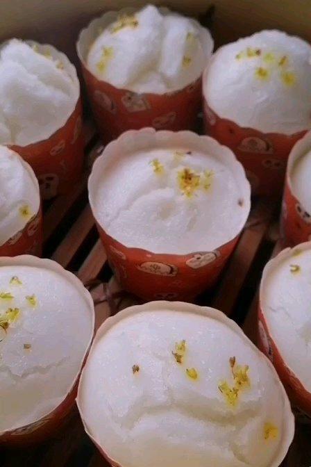 松软香甜❗️大米糕