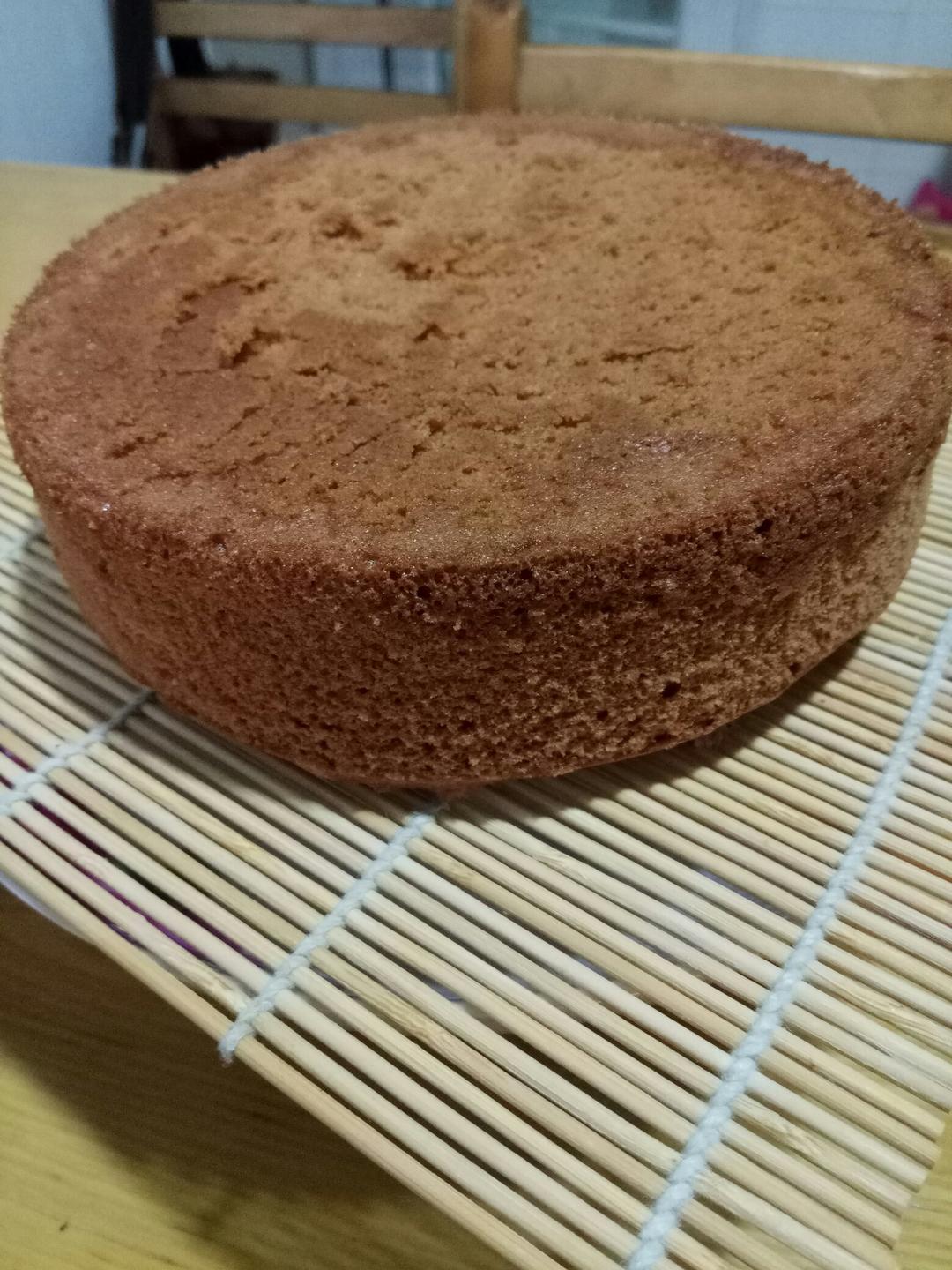 6寸原味戚风蛋糕