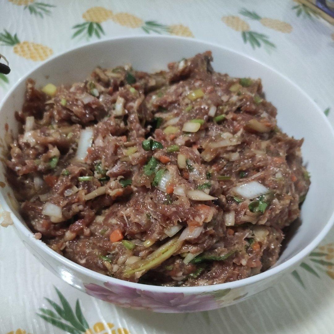 大葱牛肉饺子馅、包子馅
