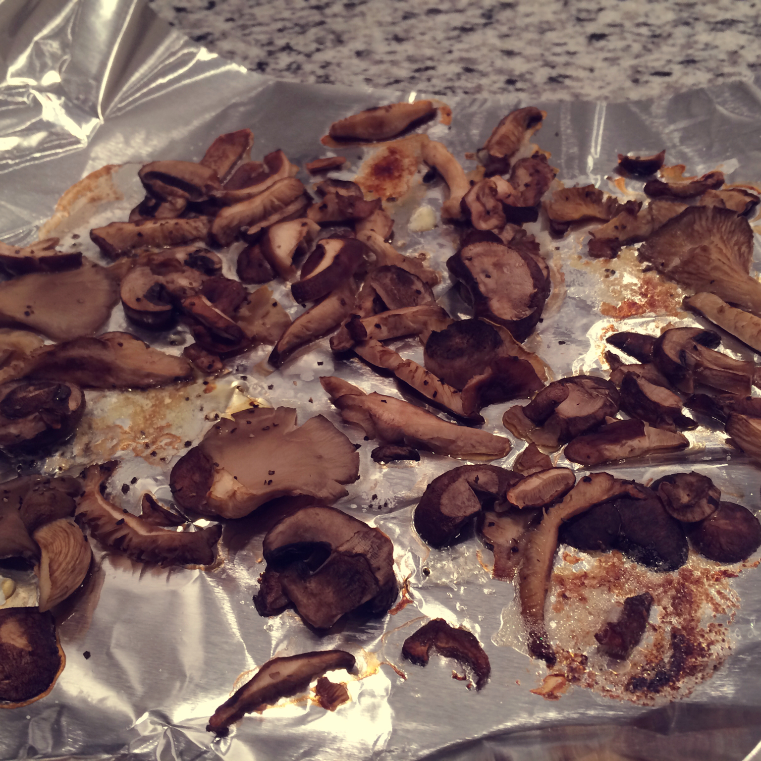 椒盐烤蘑菇