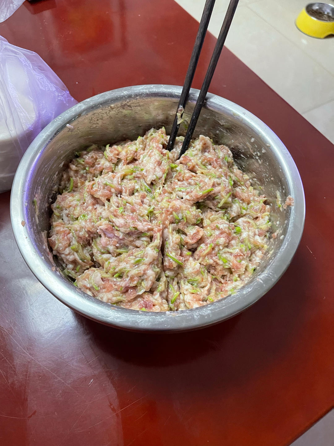 西葫芦猪肉馅饺子